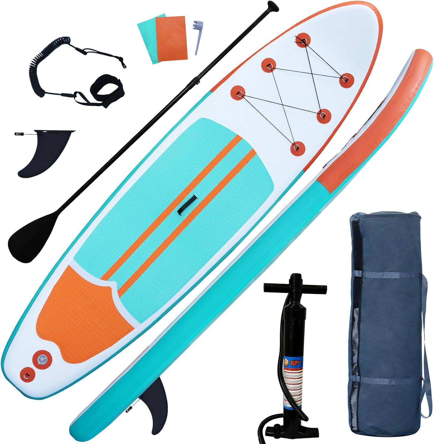 Inflatable paddle board